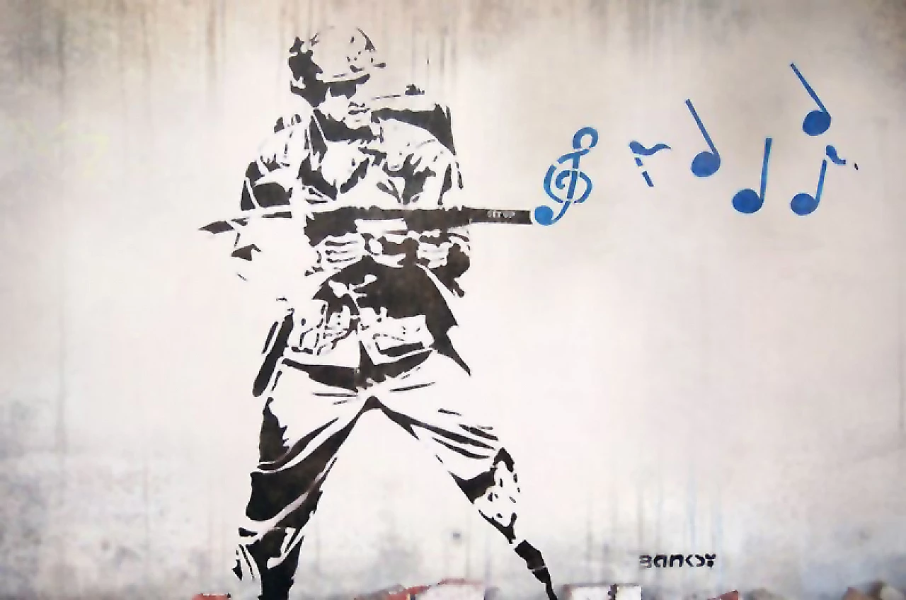 Banksy, 32 prints of street design, 2000s 3