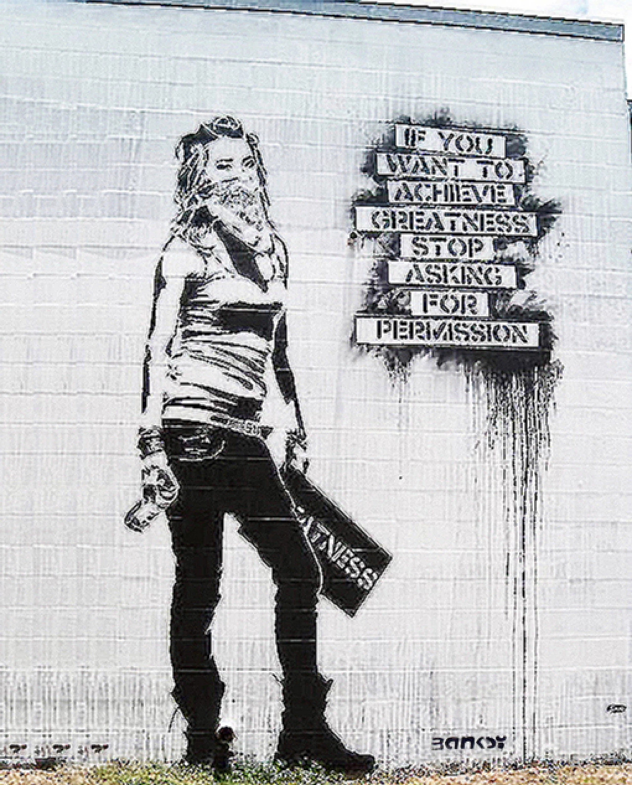 Banksy, 32 prints of street design, 2000s 5