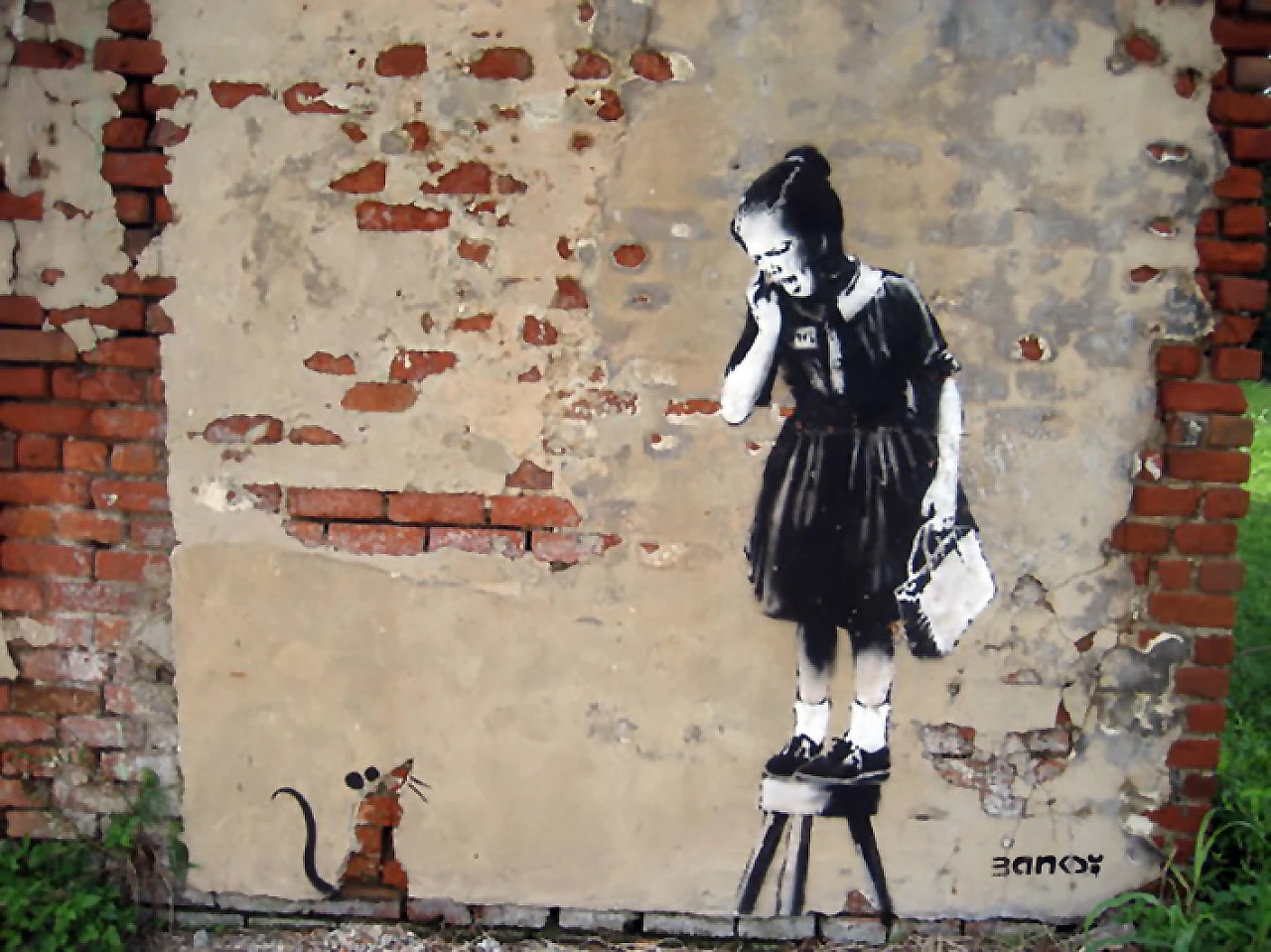 Banksy, 32 prints of street design, 2000s 7
