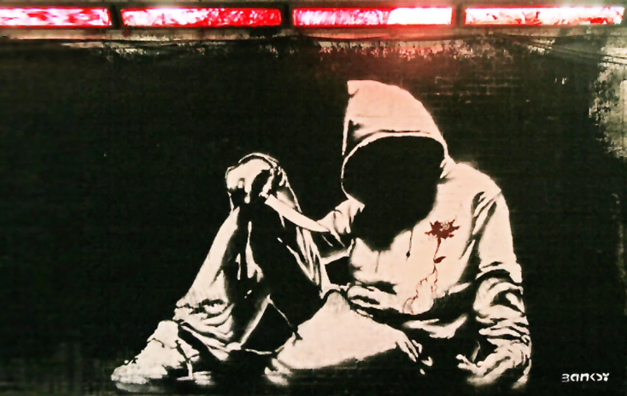 Banksy, 32 prints of street design, 2000s 12