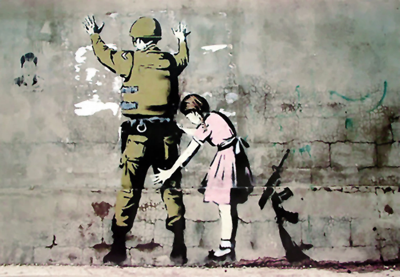Banksy, 32 prints of street design, 2000s 19