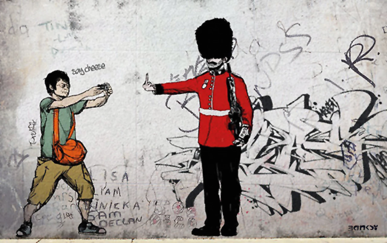 Banksy, 32 prints of street design, 2000s 26