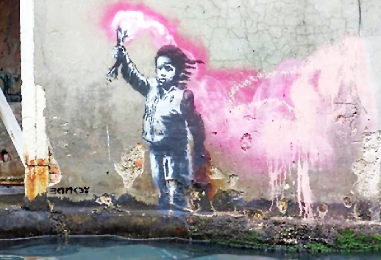 Banksy, 32 prints of street design, 2000s 30
