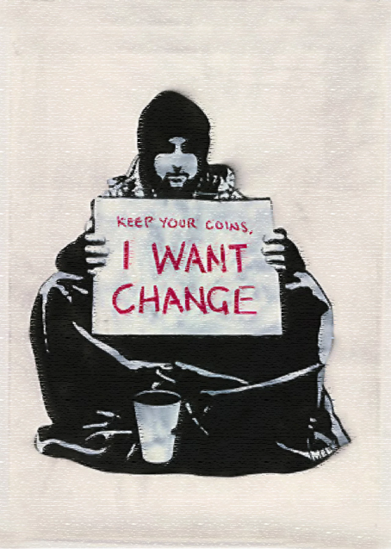 Banksy, 32 prints of street design, 2000s 32