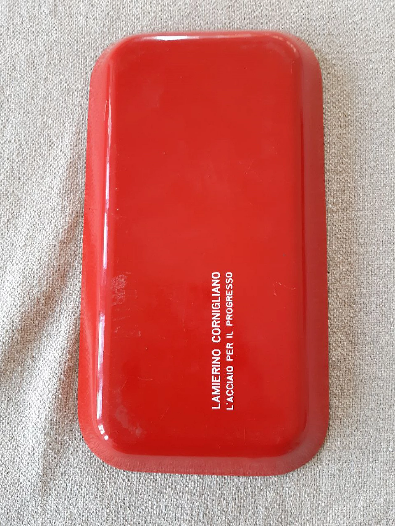 Vassoio smaltato di Eugenio Carmi per Lamierino Cornigliano, anni '50 3