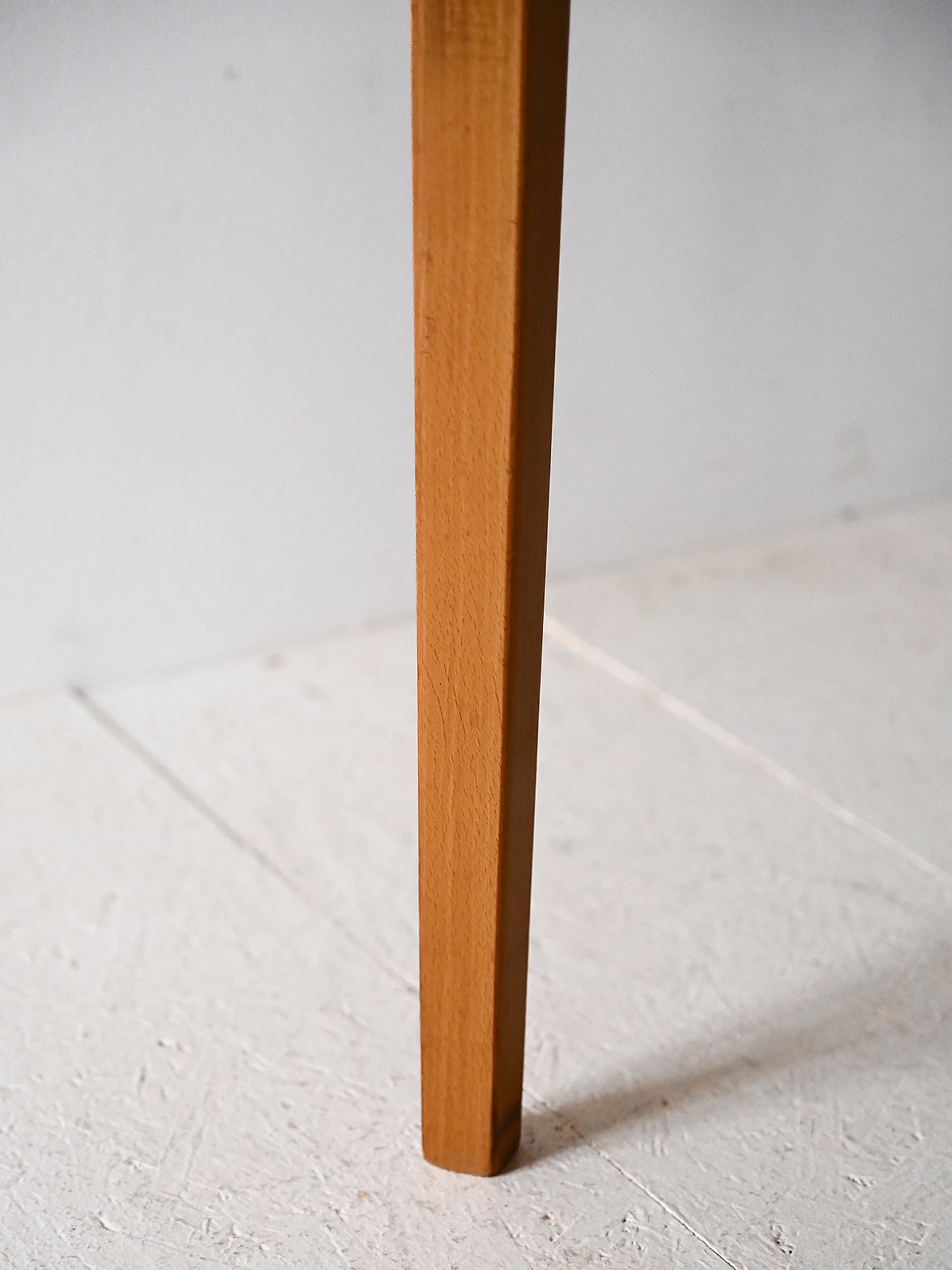 Scandinavian extendable birchwood table with formica top, 1960s 9