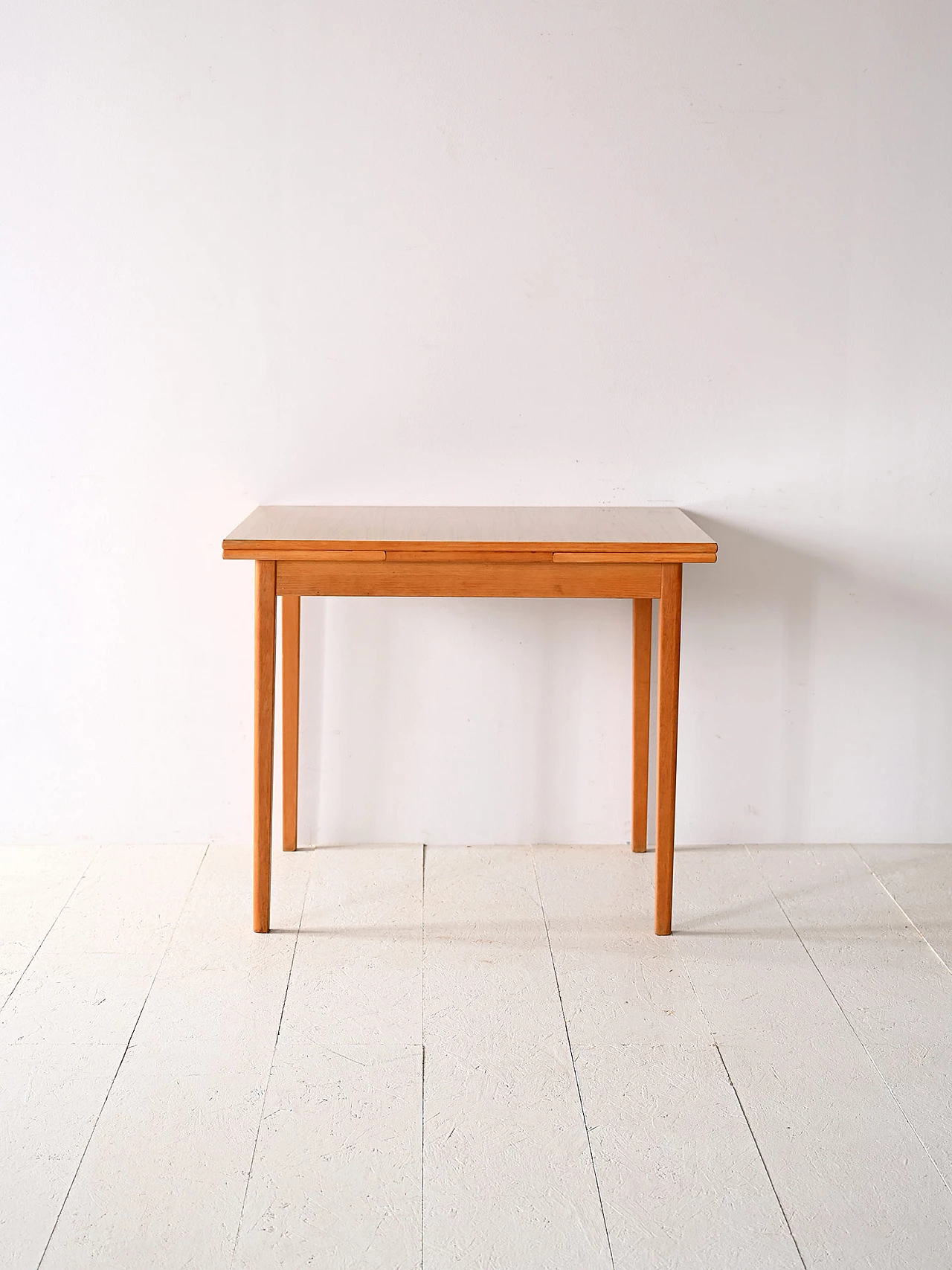 Tavolo rettangolare in betulla con piano in formica, anni ‘60 1