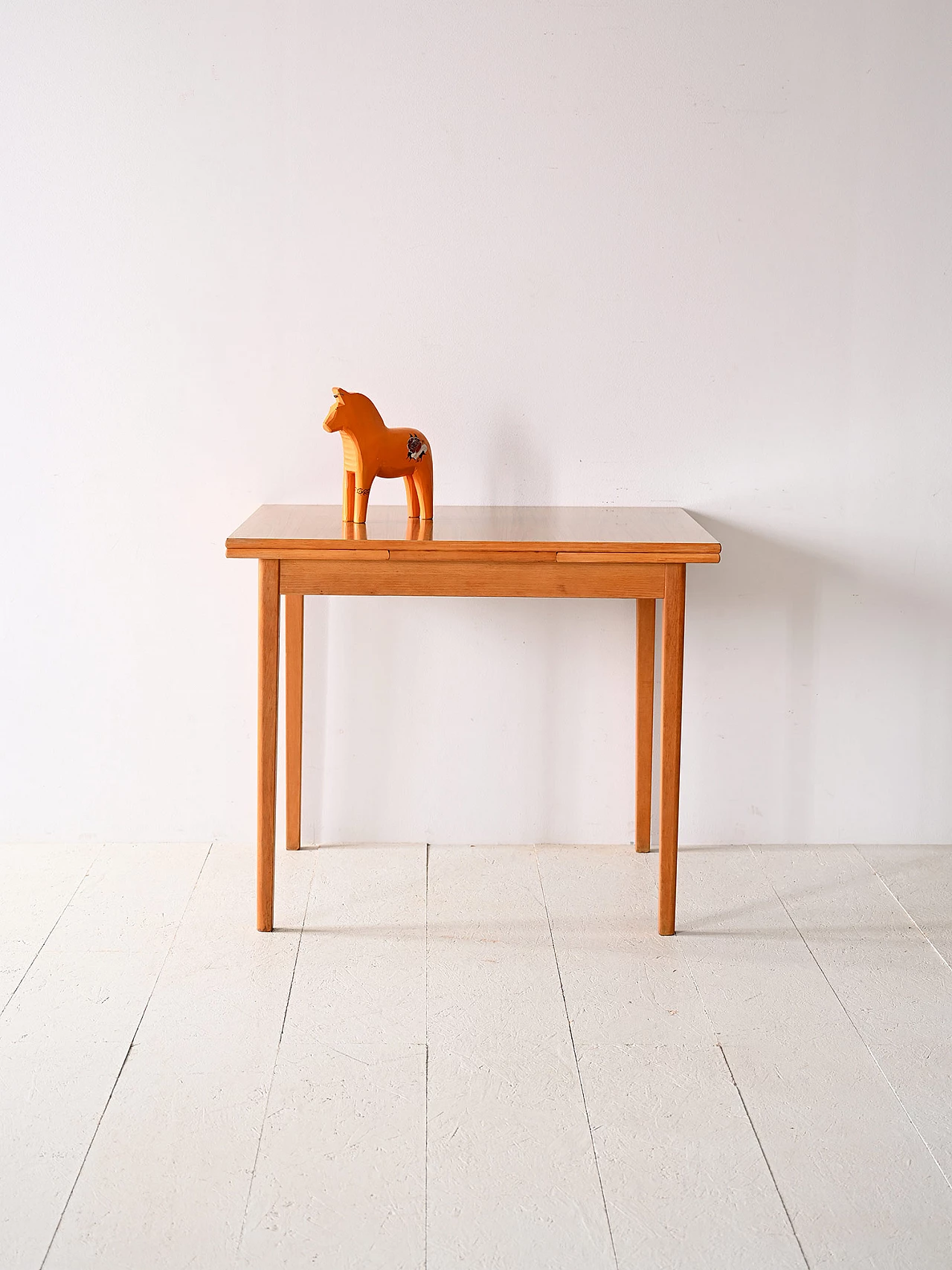 Tavolo rettangolare in betulla con piano in formica, anni ‘60 2