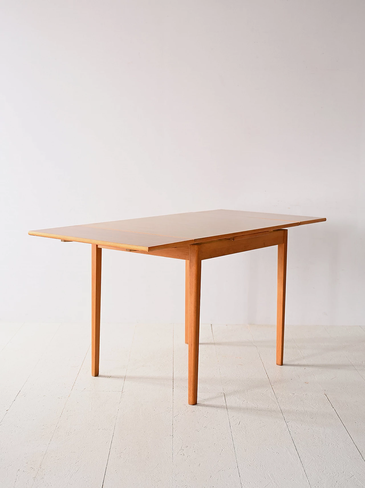 Rectangular birch table with formica top, 1960s 4