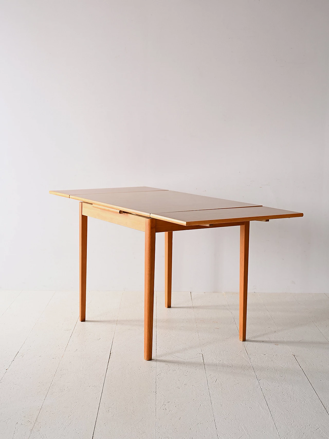 Rectangular birch table with formica top, 1960s 5