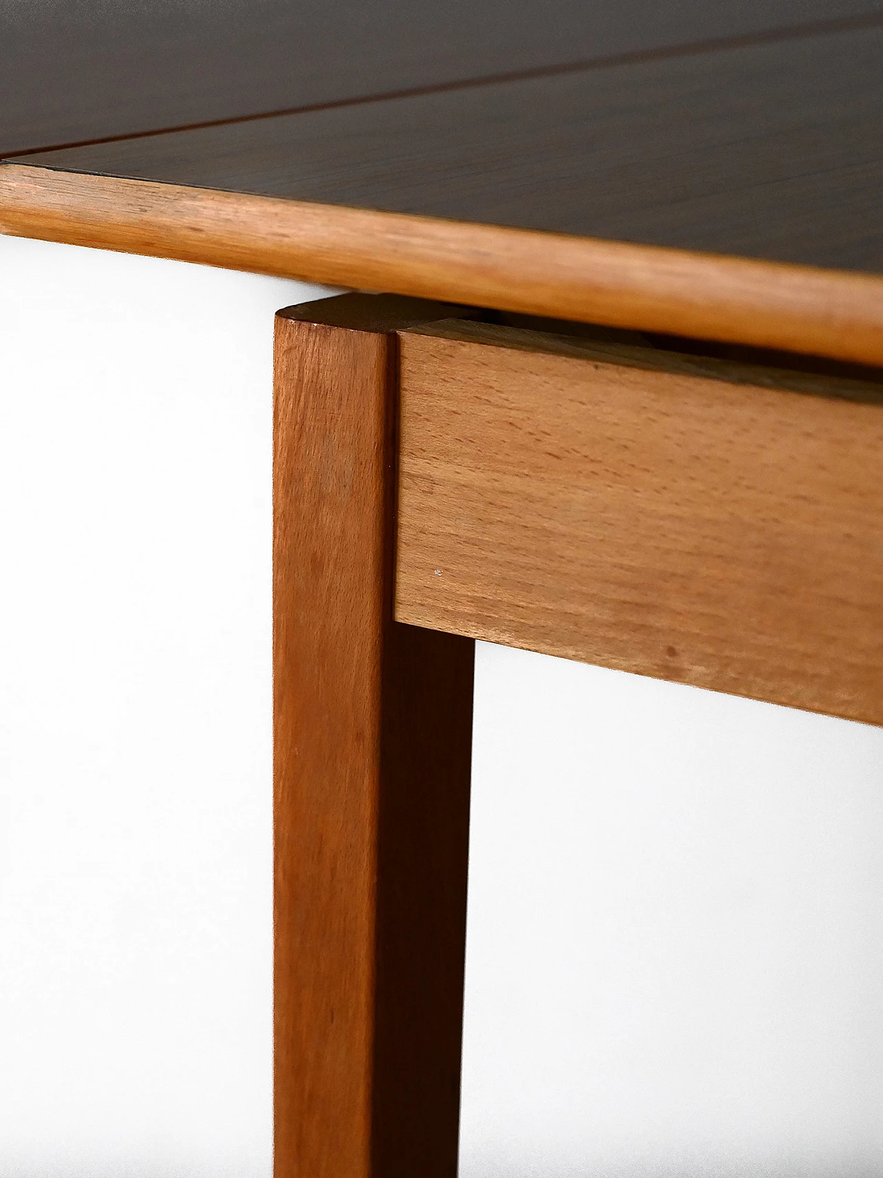 Rectangular birch table with formica top, 1960s 8