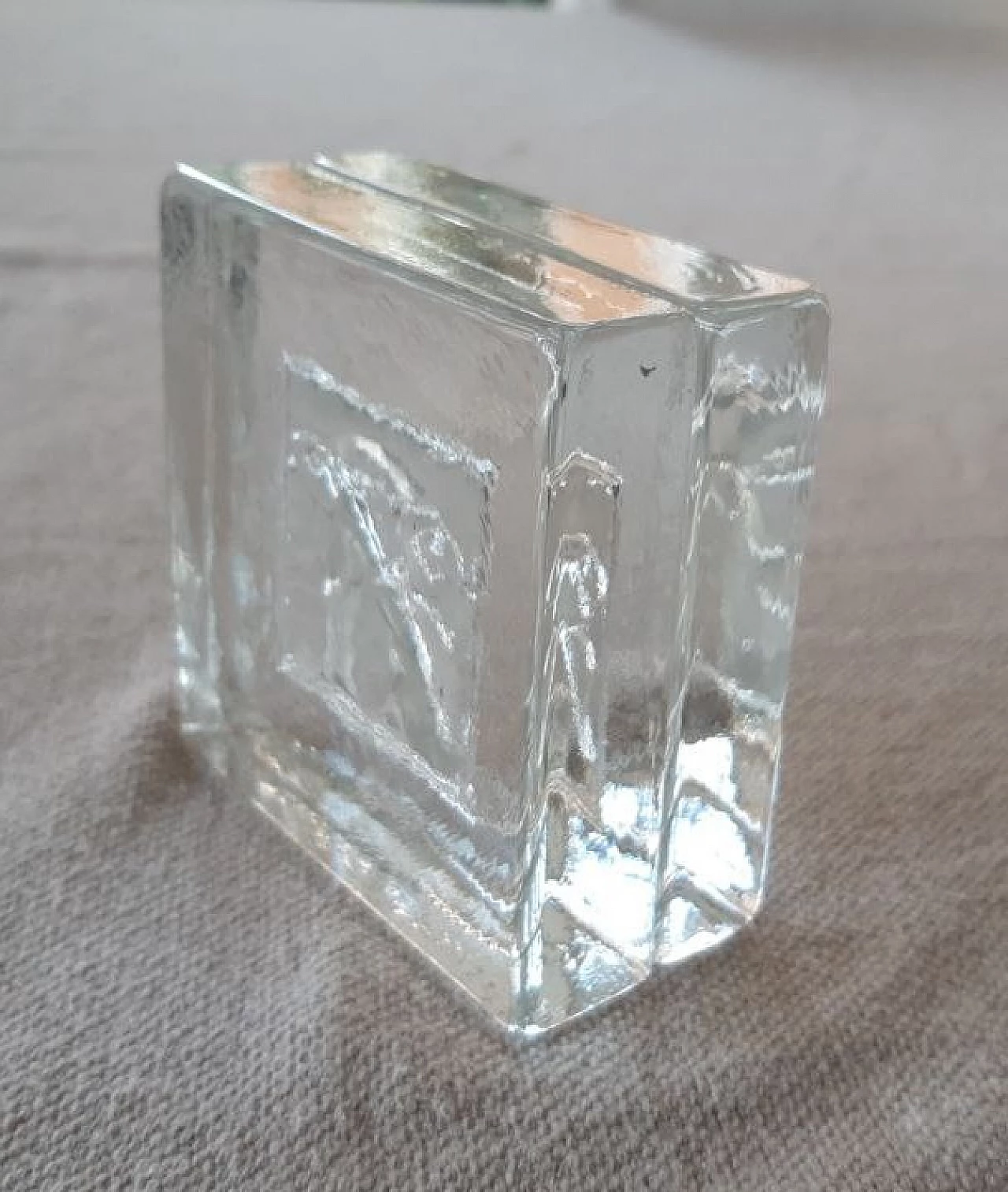 Fermacarte in vetro Murano e argento di Barovier & Toso, anni '60 7