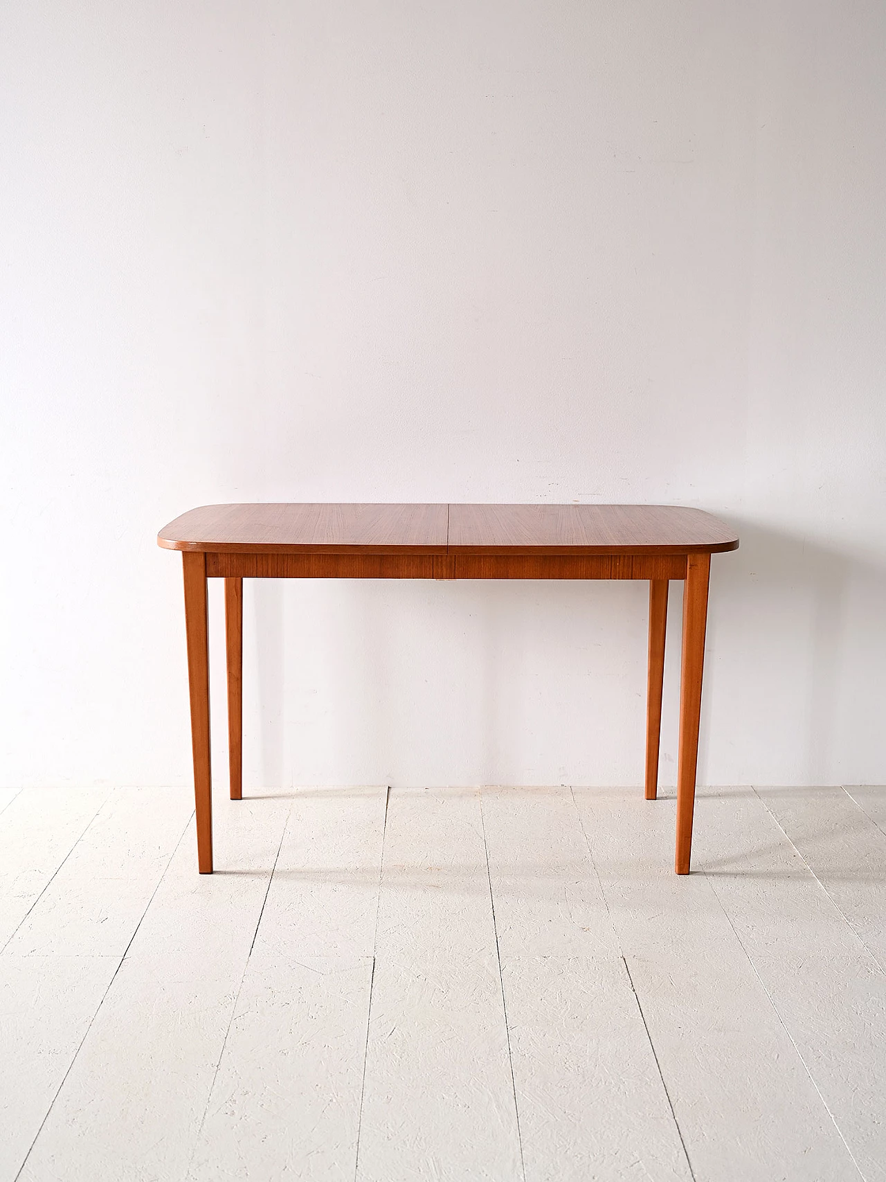 Extendable danish table in brichwood and formica top, 1960s 1