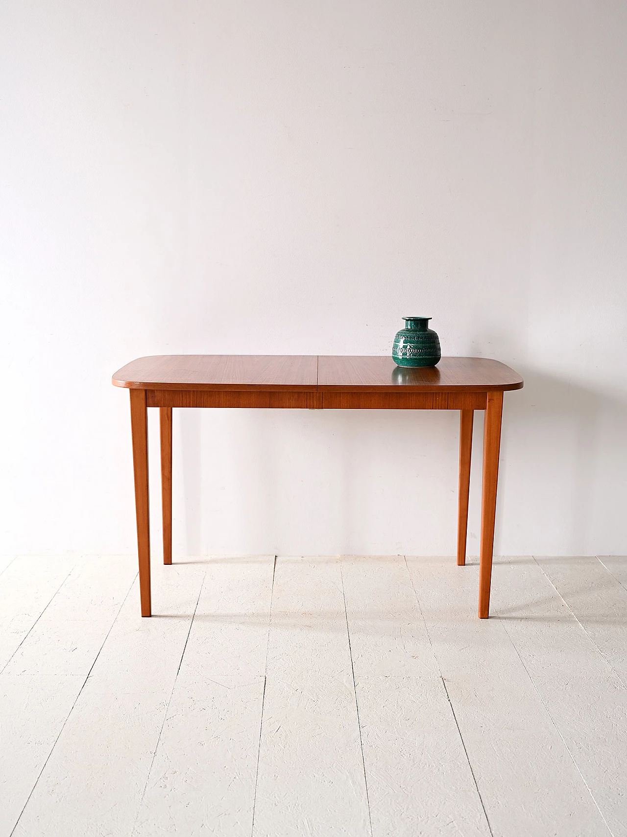 Extendable danish table in brichwood and formica top, 1960s 2