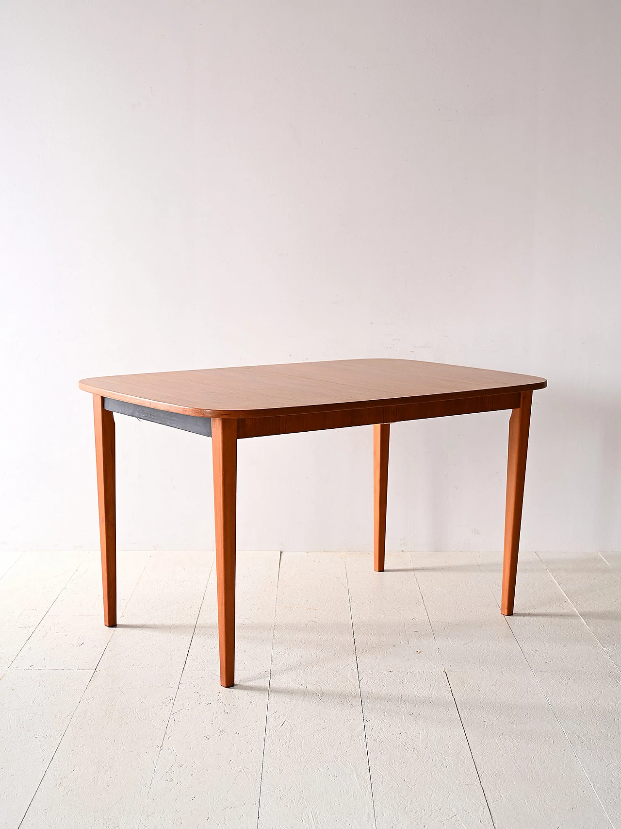 Extendable danish table in brichwood and formica top, 1960s 3
