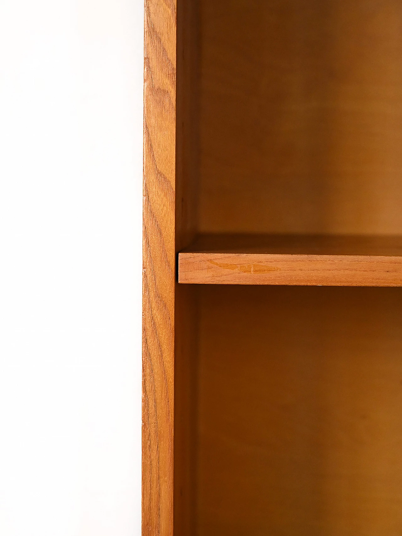 Libreria svedese in legno con un ripiano, anni '60 6