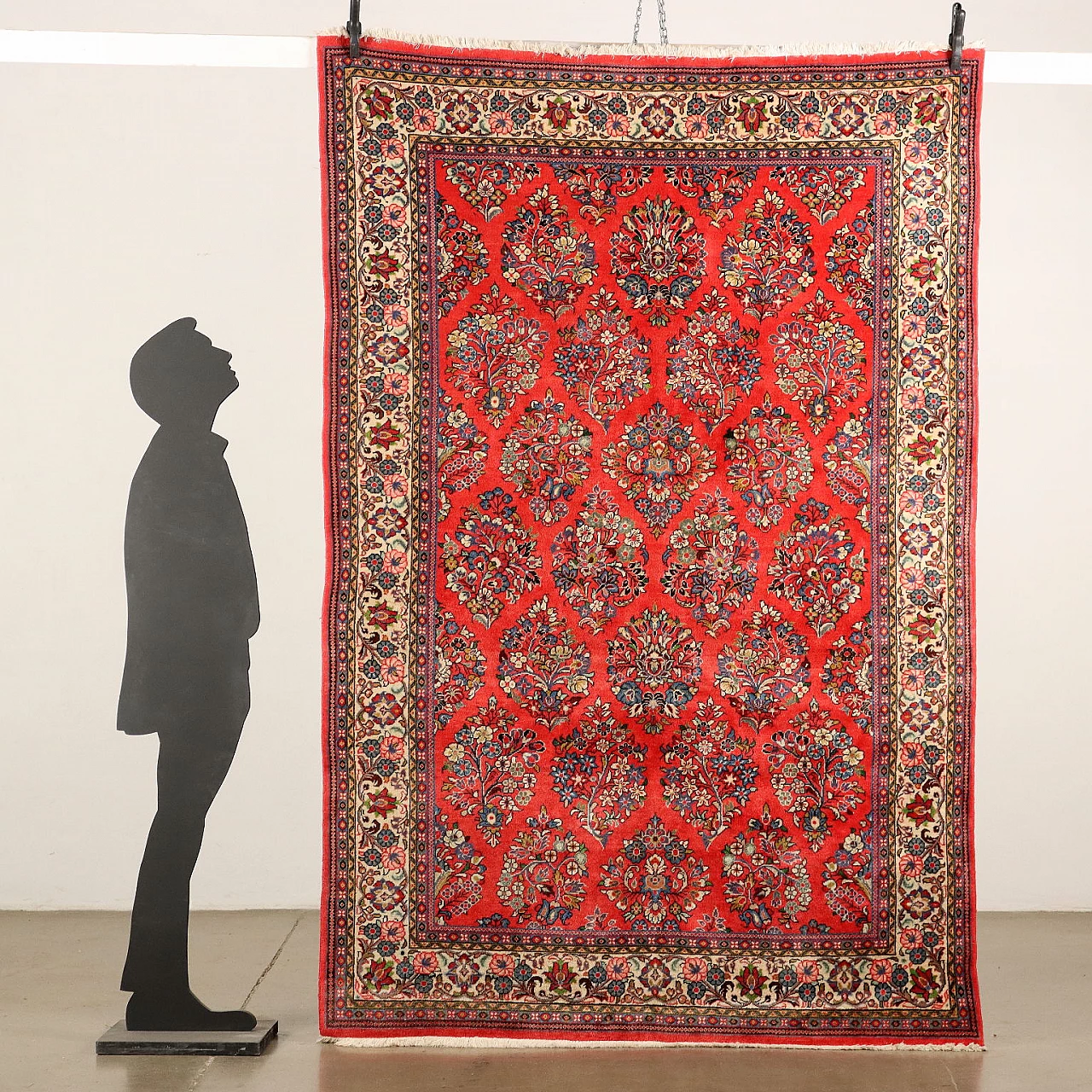 Iranian cotton and wool Saruk rug 2