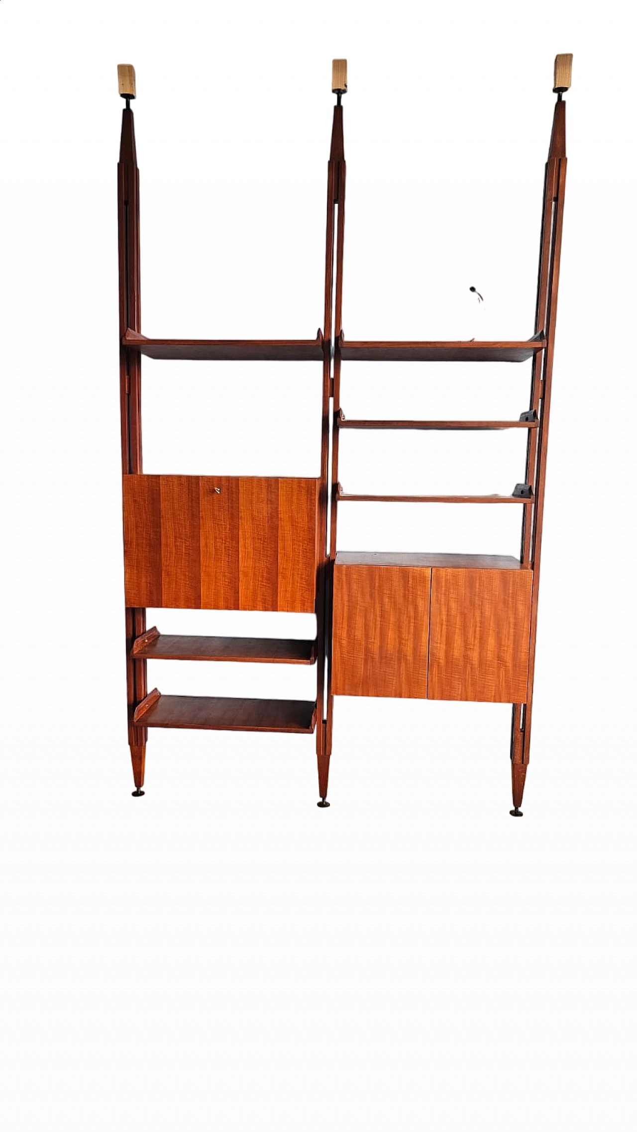 Libreria LB7 a due moduli in teak di Franco Albini, anni '60 8