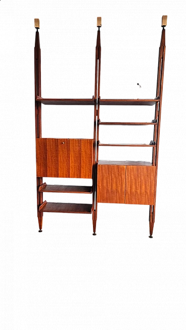 LB7 two-module teak bookcase by Franco Albini, 1960s
