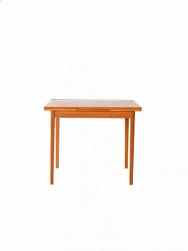 Rectangular birch table with formica top, 1960s