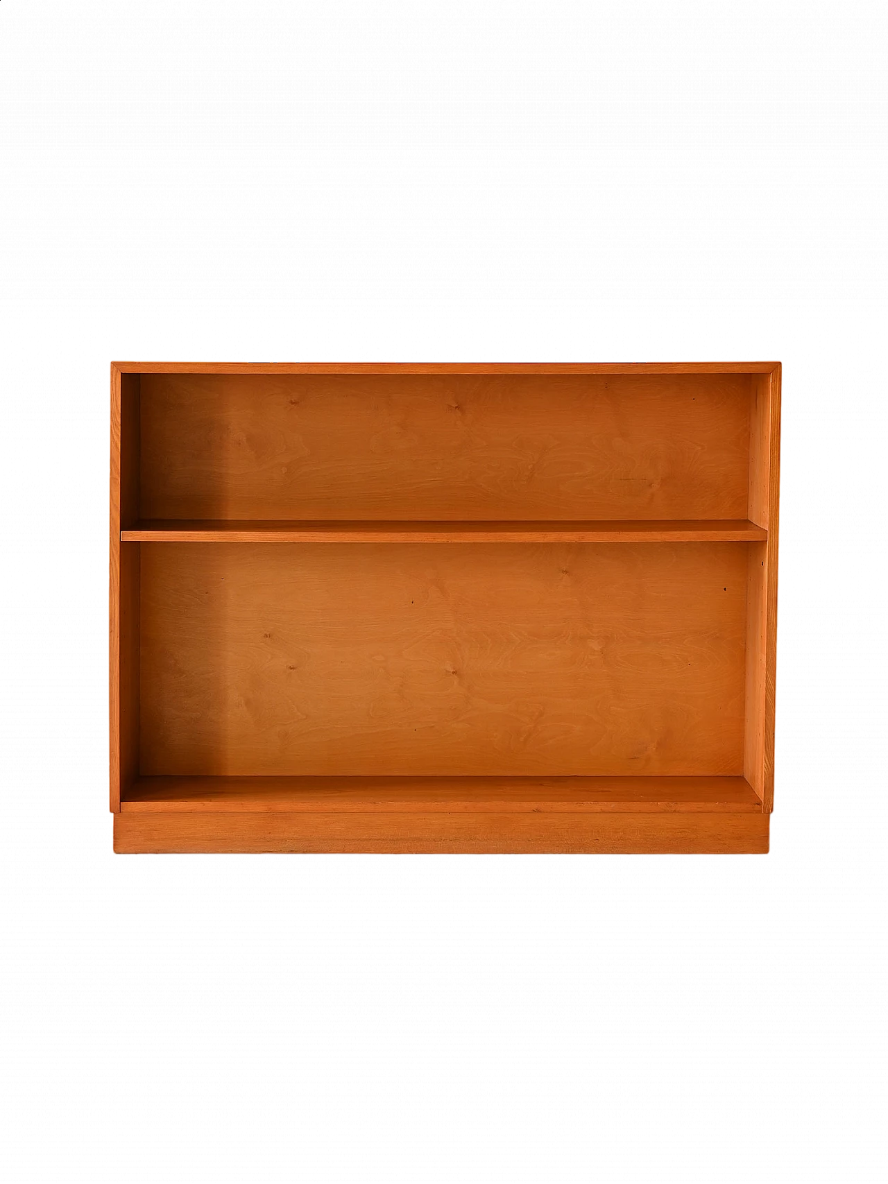 Libreria svedese in legno con un ripiano, anni '60 11