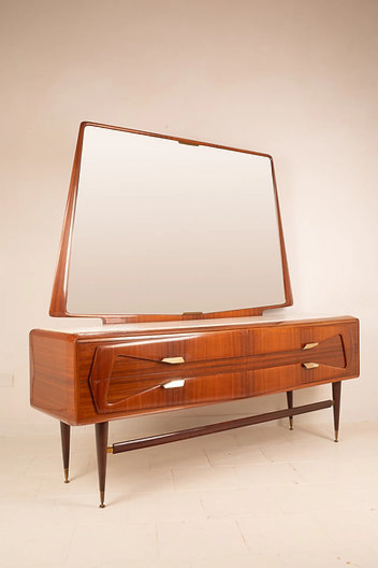 Sideboard in rosewood and marble by La Permanente Mobili Cantù, 1950s 4