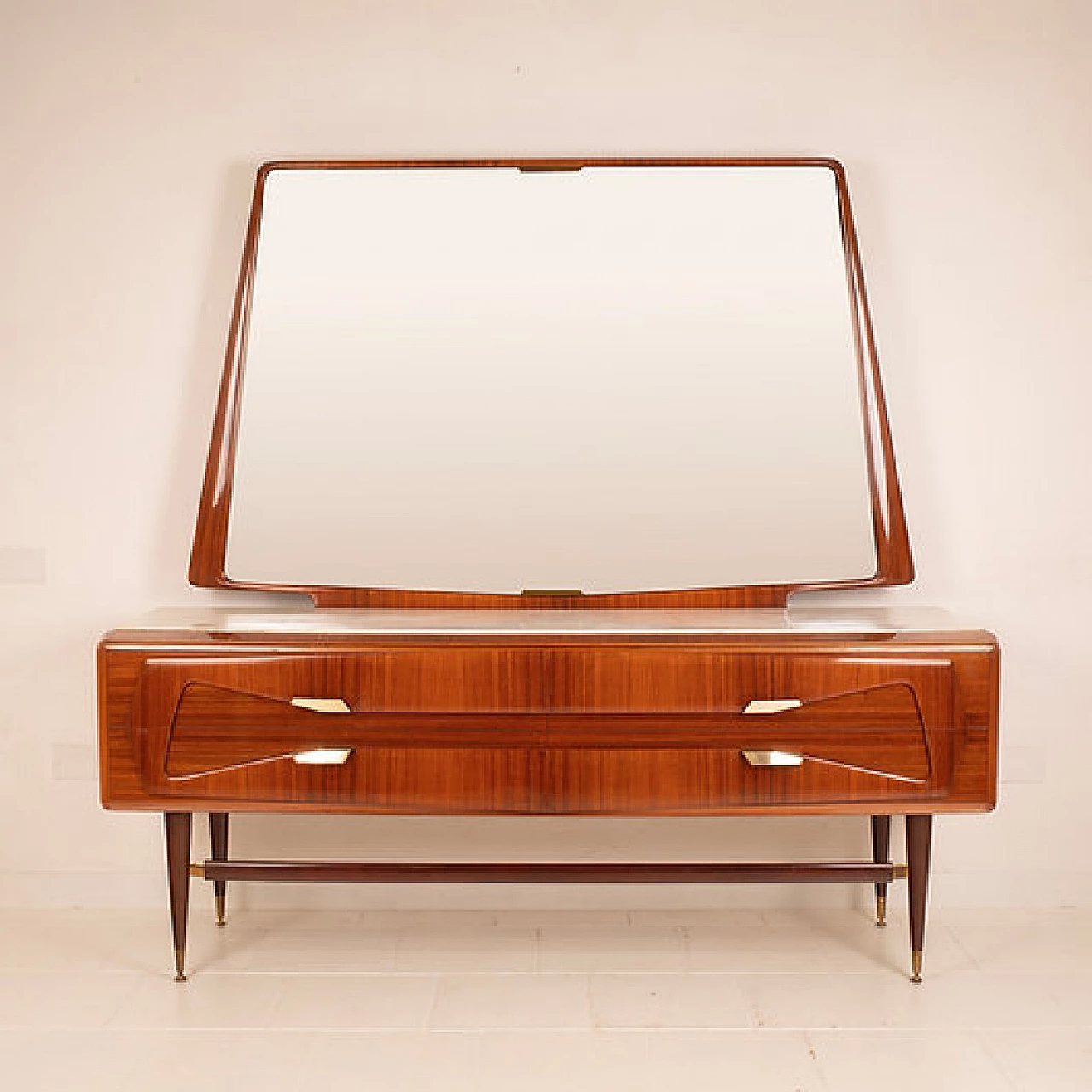 Sideboard in rosewood and marble by La Permanente Mobili Cantù, 1950s 10