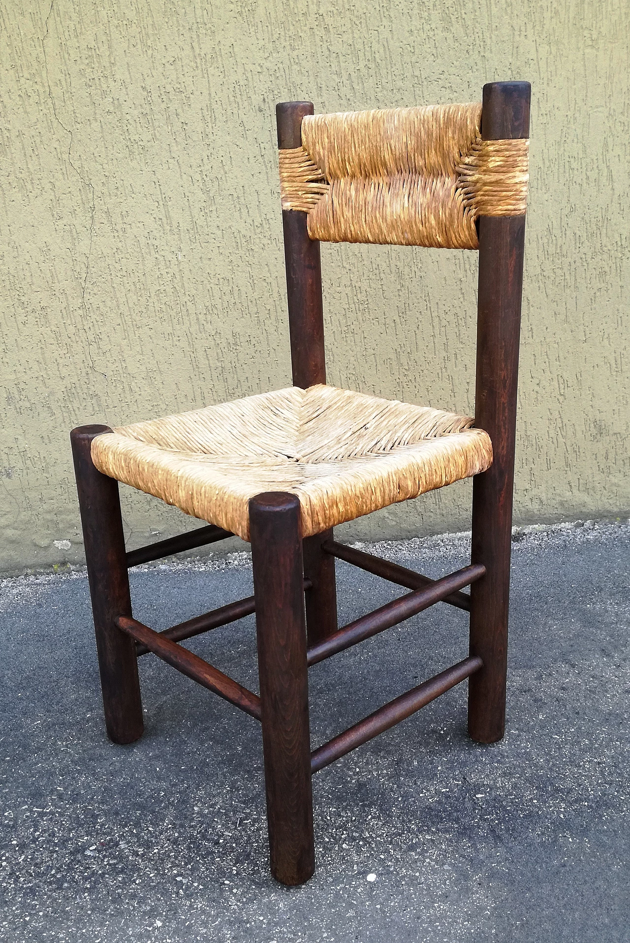 Chair in Dordogne-style by Charlotte Perriand, 1960s 8