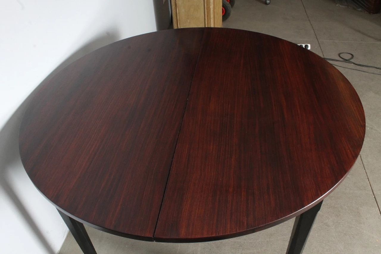 Round rosewood table by Stildomus, 1960s 2