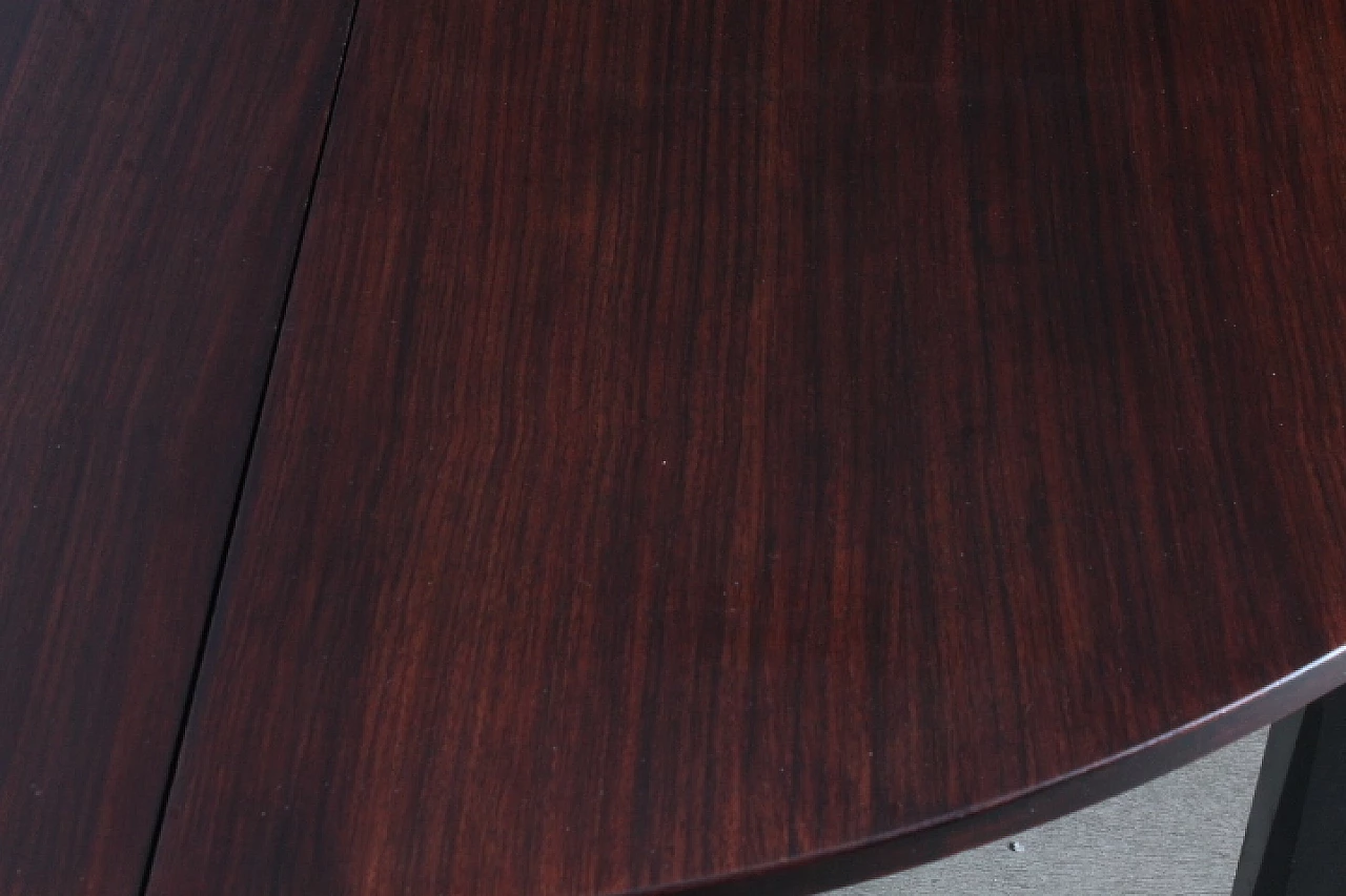 Round rosewood table by Stildomus, 1960s 3