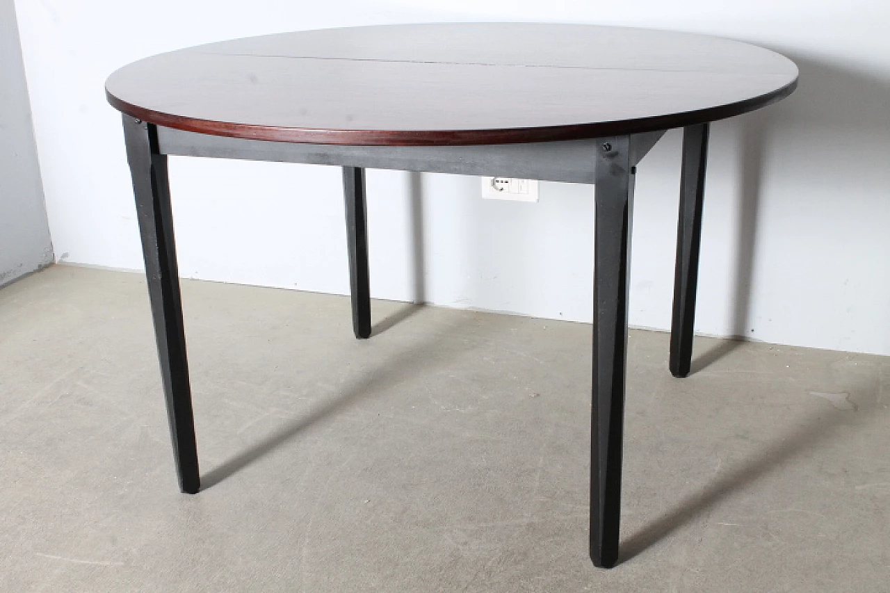 Round rosewood table by Stildomus, 1960s 4