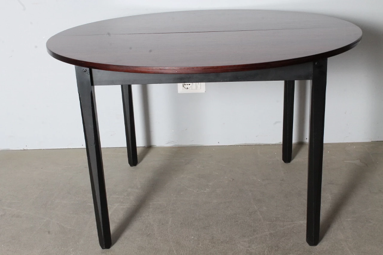 Round rosewood table by Stildomus, 1960s 5