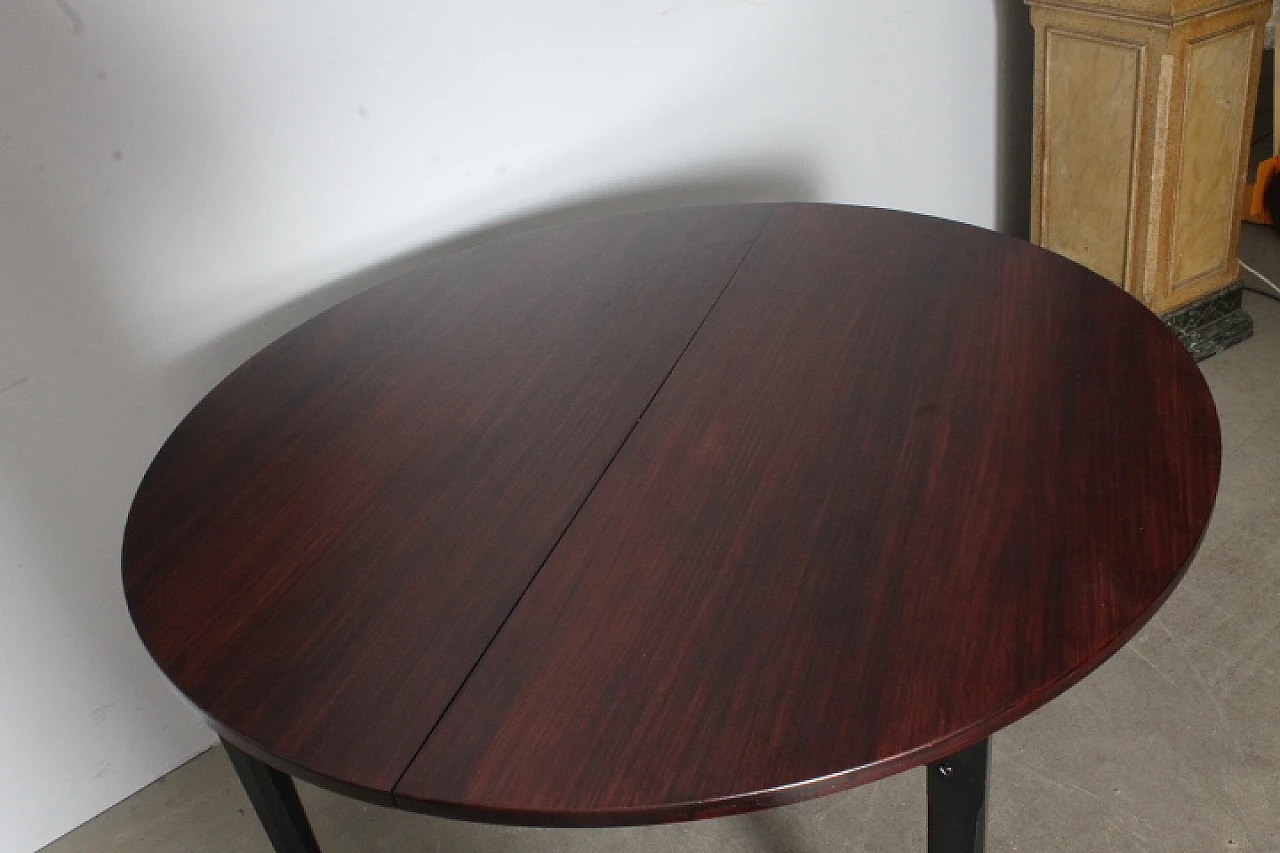 Round rosewood table by Stildomus, 1960s 7