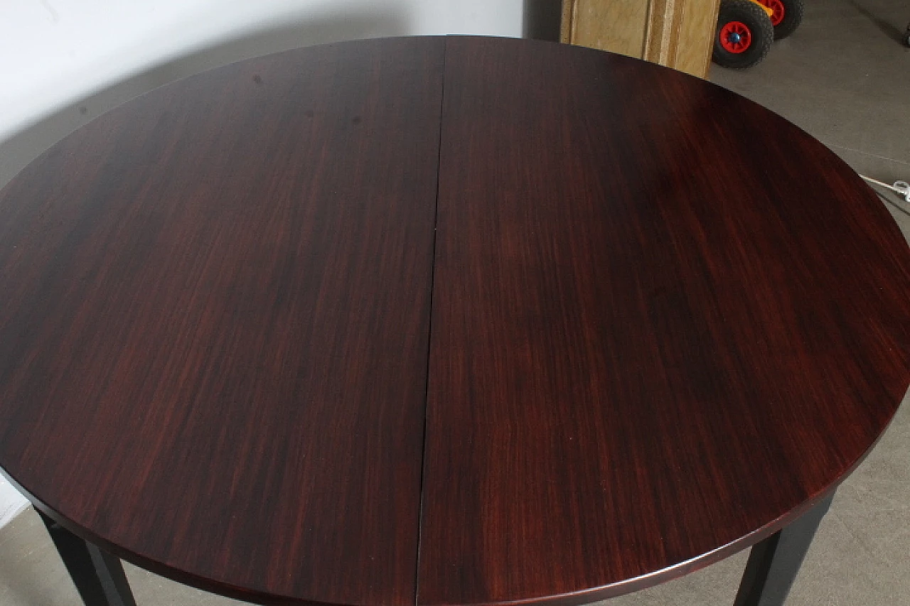 Round rosewood table by Stildomus, 1960s 9