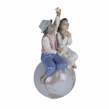 Lladro for Unicef, World of love, porcelain statue