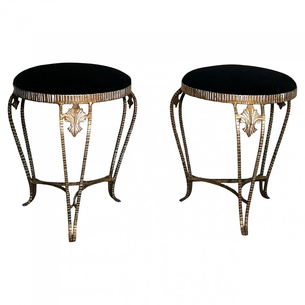 Pair of stools attributed to Pier Luigi Colli, 1950s 1