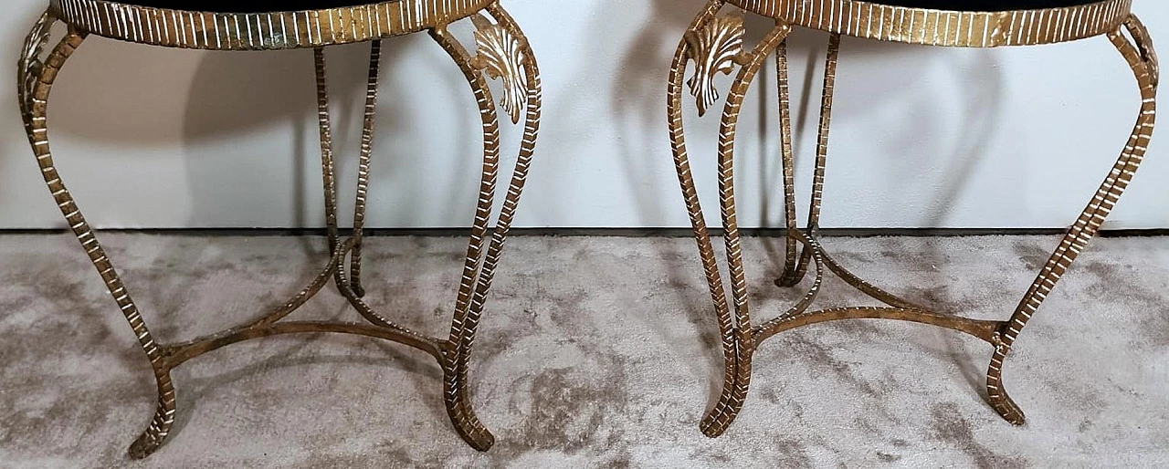 Pair of stools attributed to Pier Luigi Colli, 1950s 6