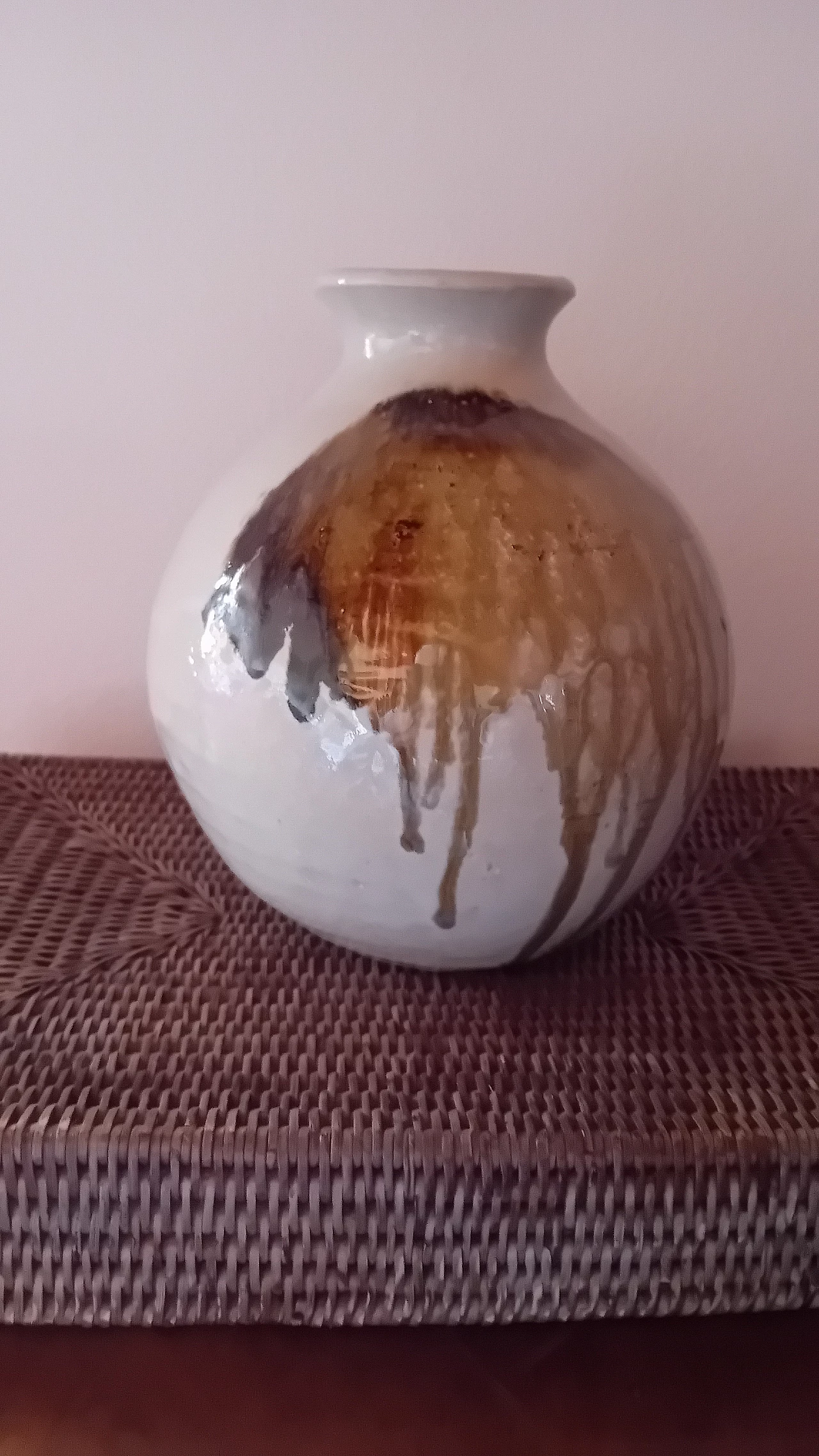 Raku ceramic vase by Roberto Musiani, 2019 2