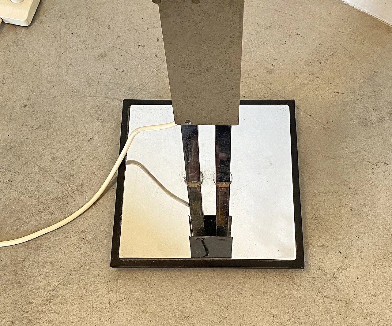 Floor lamp in chromed steel by Gaetano Sciolari, 1970s 9