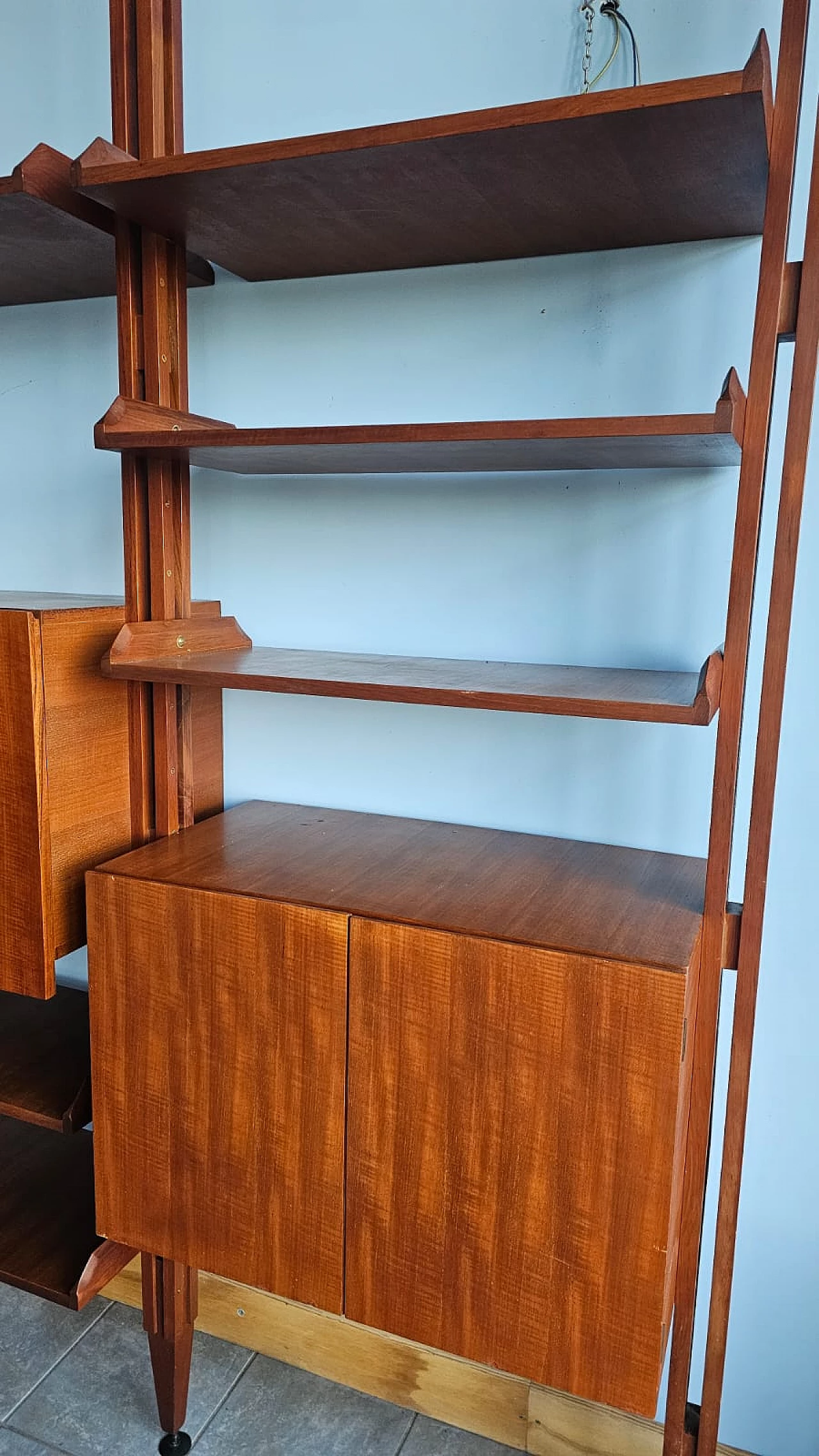 LB7 two-module teak bookcase by Franco Albini, 1960s 9