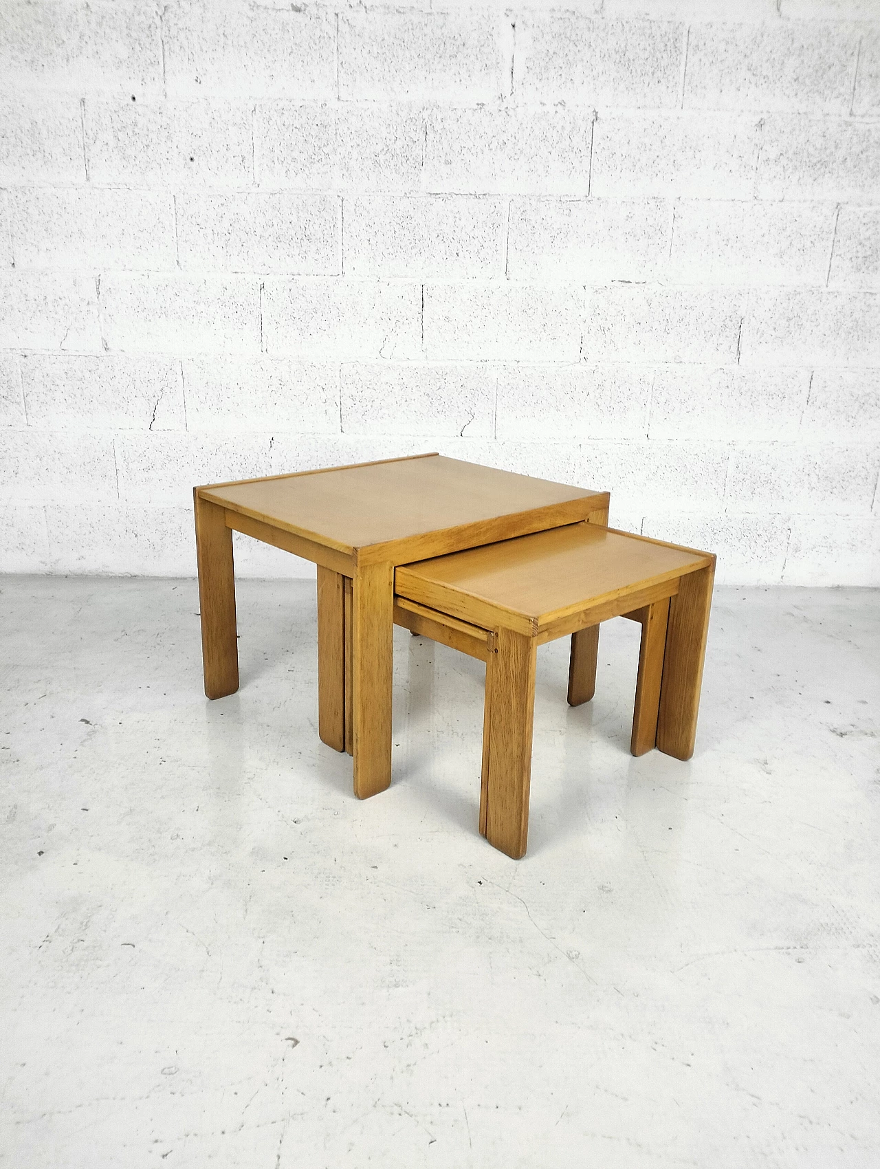 3 Nesting tables 777 by Afra and Tobia Scarpa for Cassina, 1960s 3