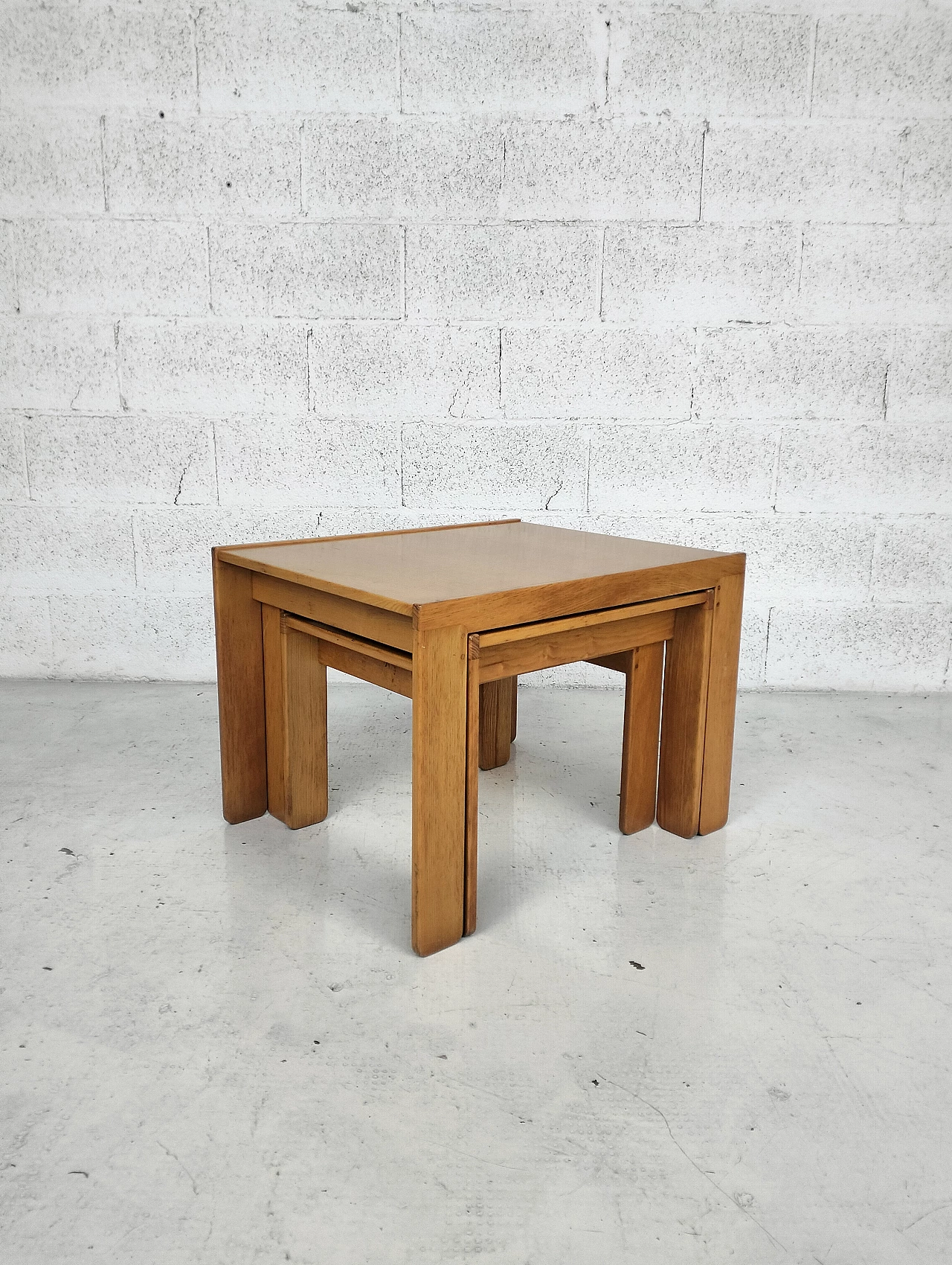 3 Nesting tables 777 by Afra and Tobia Scarpa for Cassina, 1960s 9