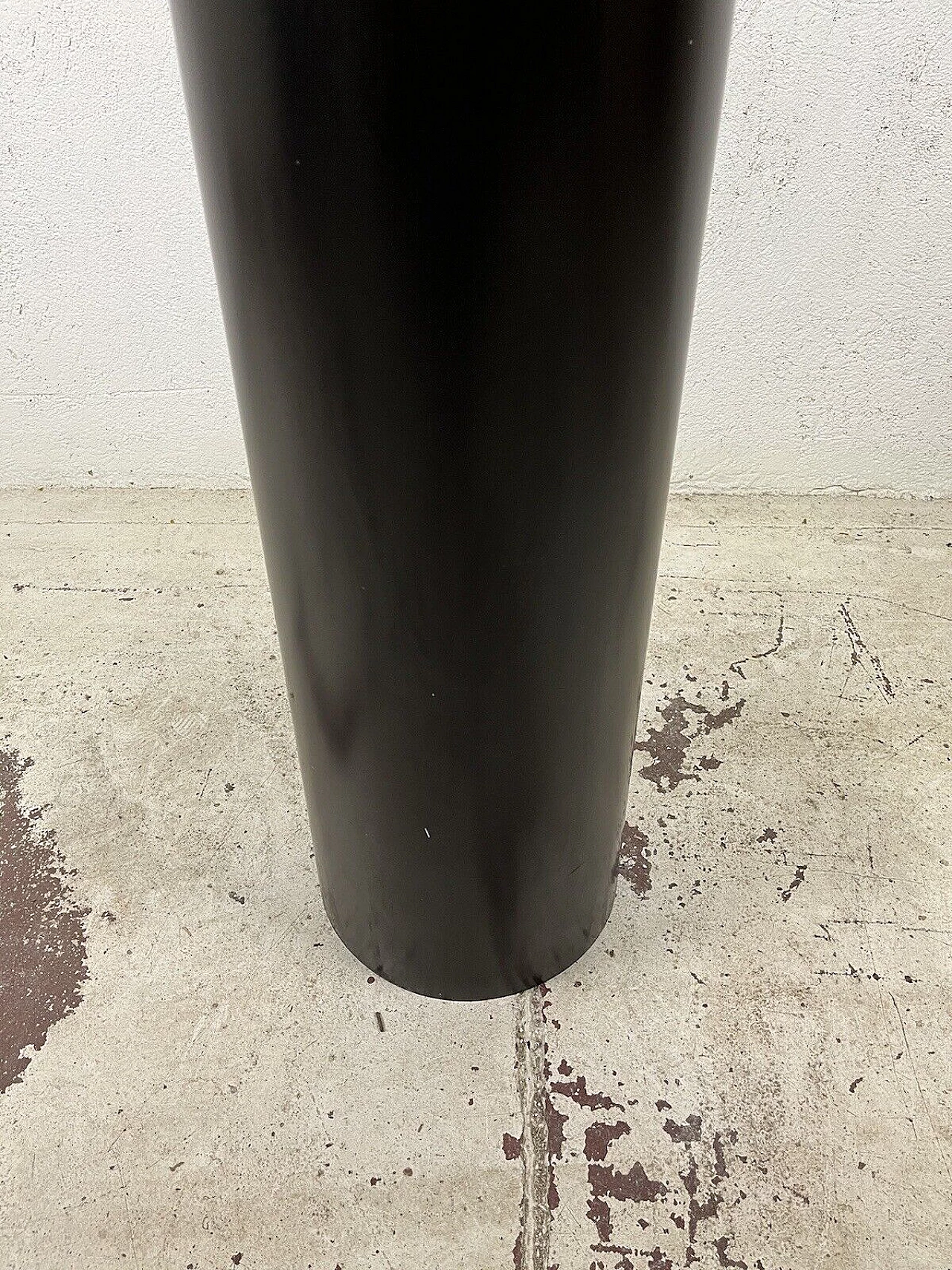 Specchio Unghia in plastica nera, anni '70 11