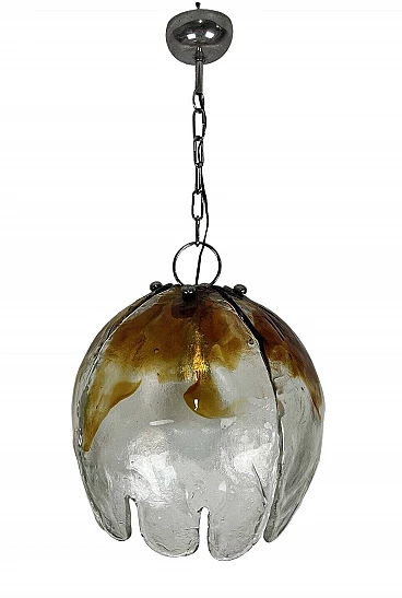 Murano glass chandelier by Carlo Nason for Mazzega, 1960s