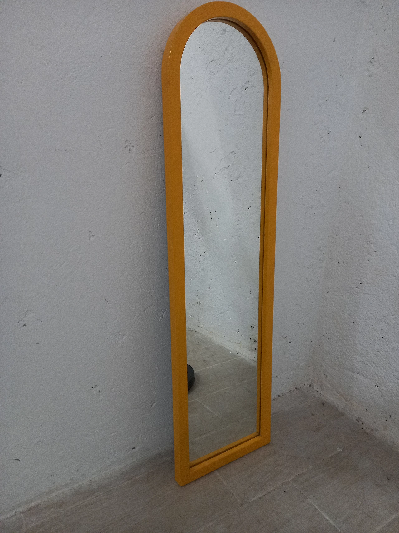 Specchio giallo 4270 di Anna Castelli Ferrieri per Kartell, 1989 5