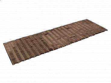 Tappeto in cuoio e acciaio di Arte & Cuoio