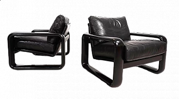 Pair of Hombre armchairs by B. Vogtherr for Rosenthal, 1970s
