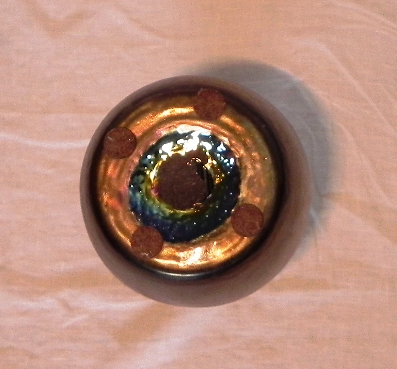Murano glass vase treated in silicon by Alfredo Barbini, 1990s 6