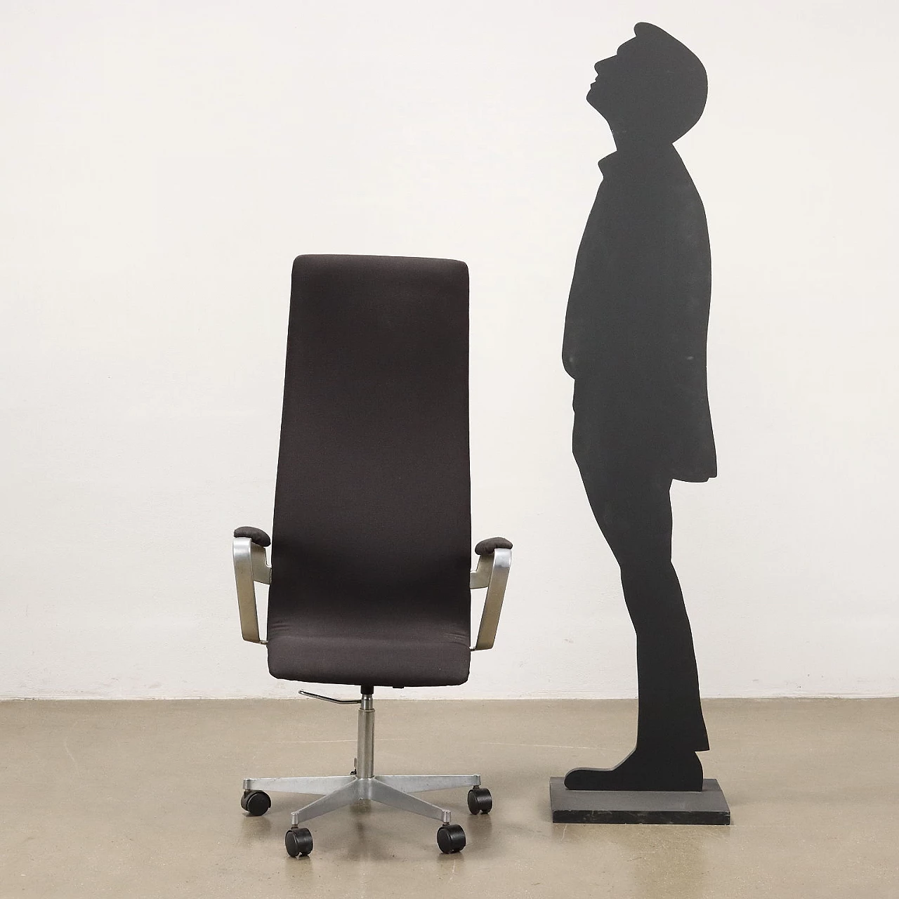 Oxford swivel chair by Arne Jacobsen for Fritz Hansen, 1980s 2