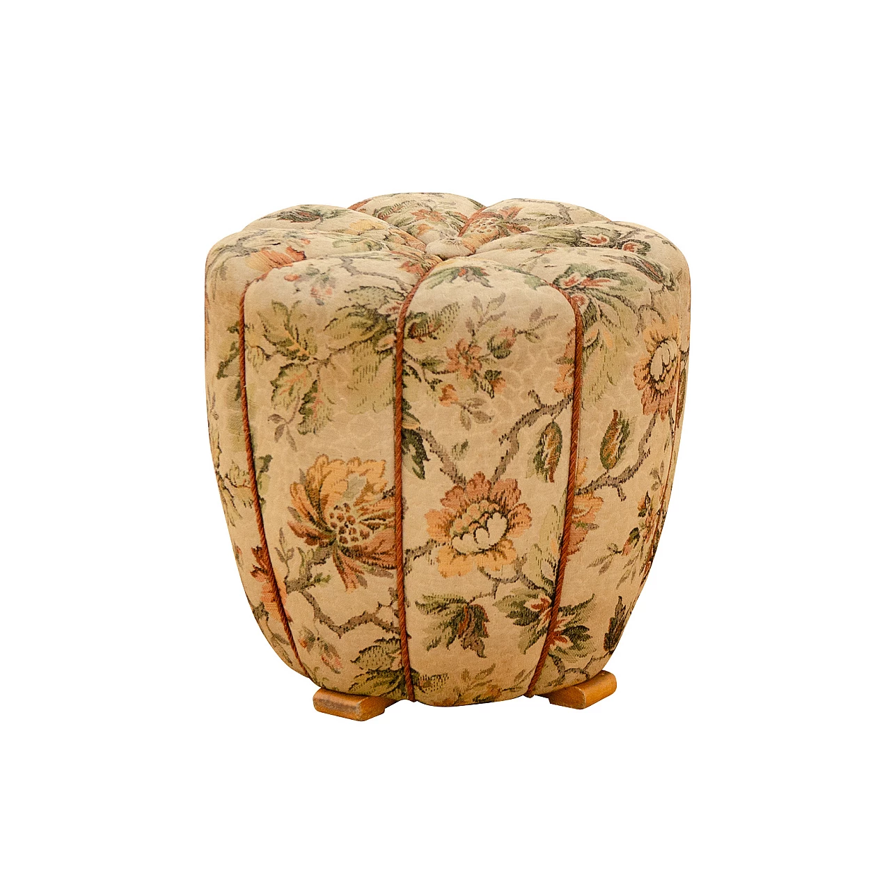 Art Deco pouf by Jindřich Halabala for UP Závody, 1950s 1